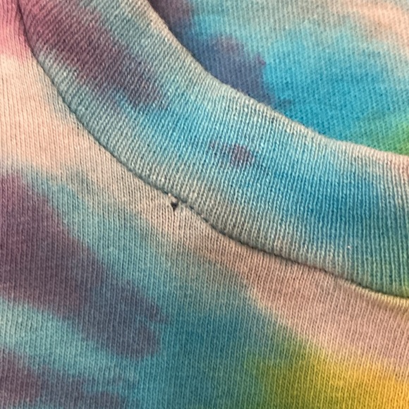 VNTG Grateful Dead Tie Dye Music Never Stopped Child T-shirt Child 10-12 Unisex - Picture 5 of 6